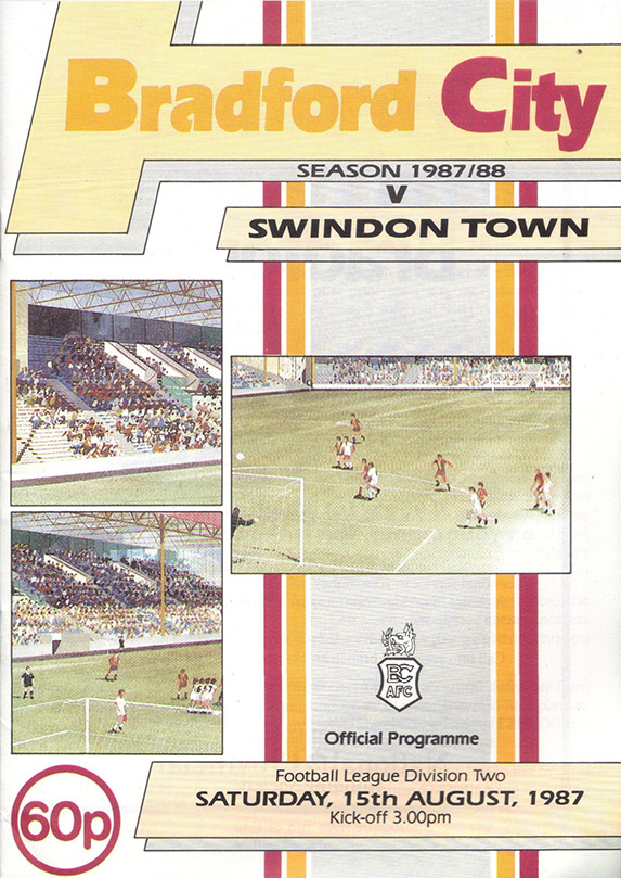<b>Saturday, August 15, 1987</b><br />vs. Bradford City (Away)